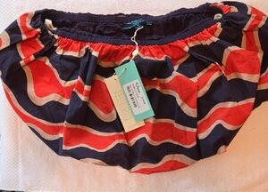 SHORE BRAND Colorful Off-Shoulder Bubble Top SIZE MED